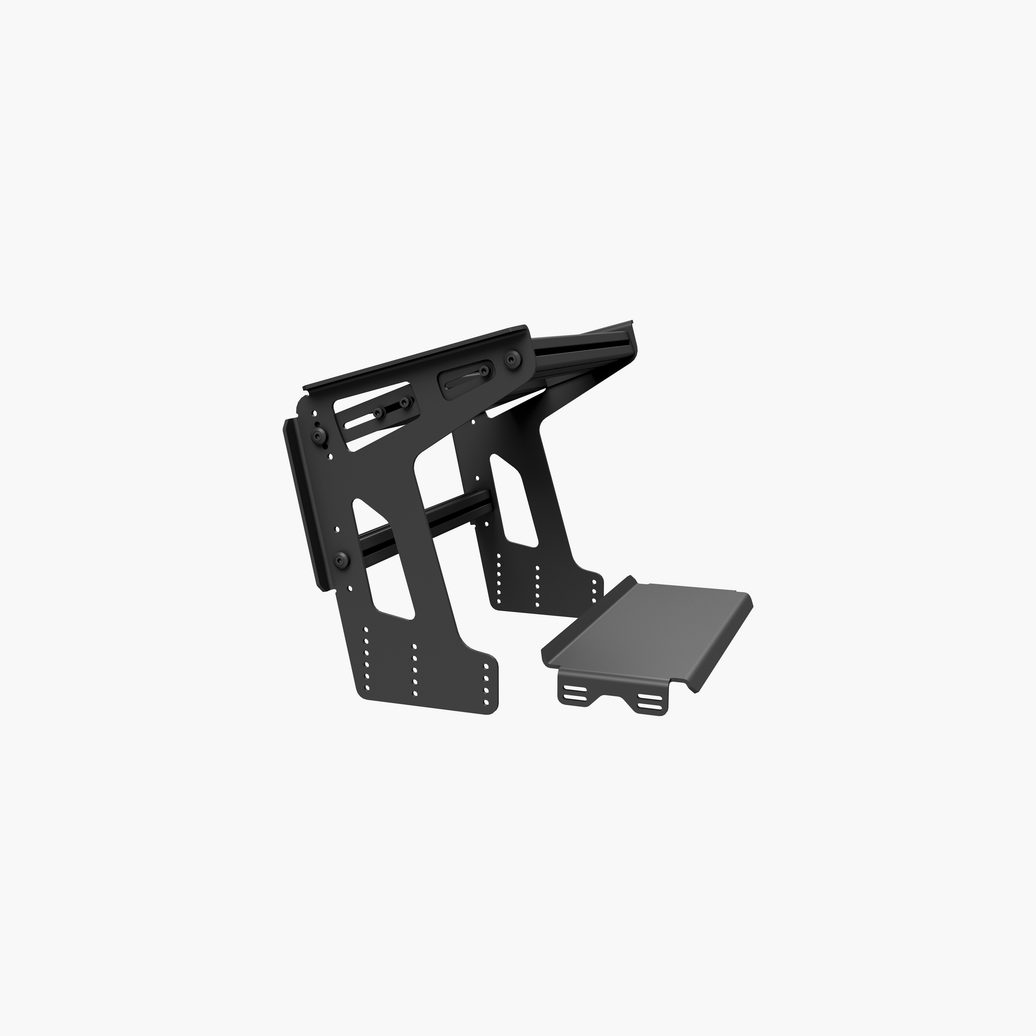 Inverted Pedal Rack with the Heel Rest