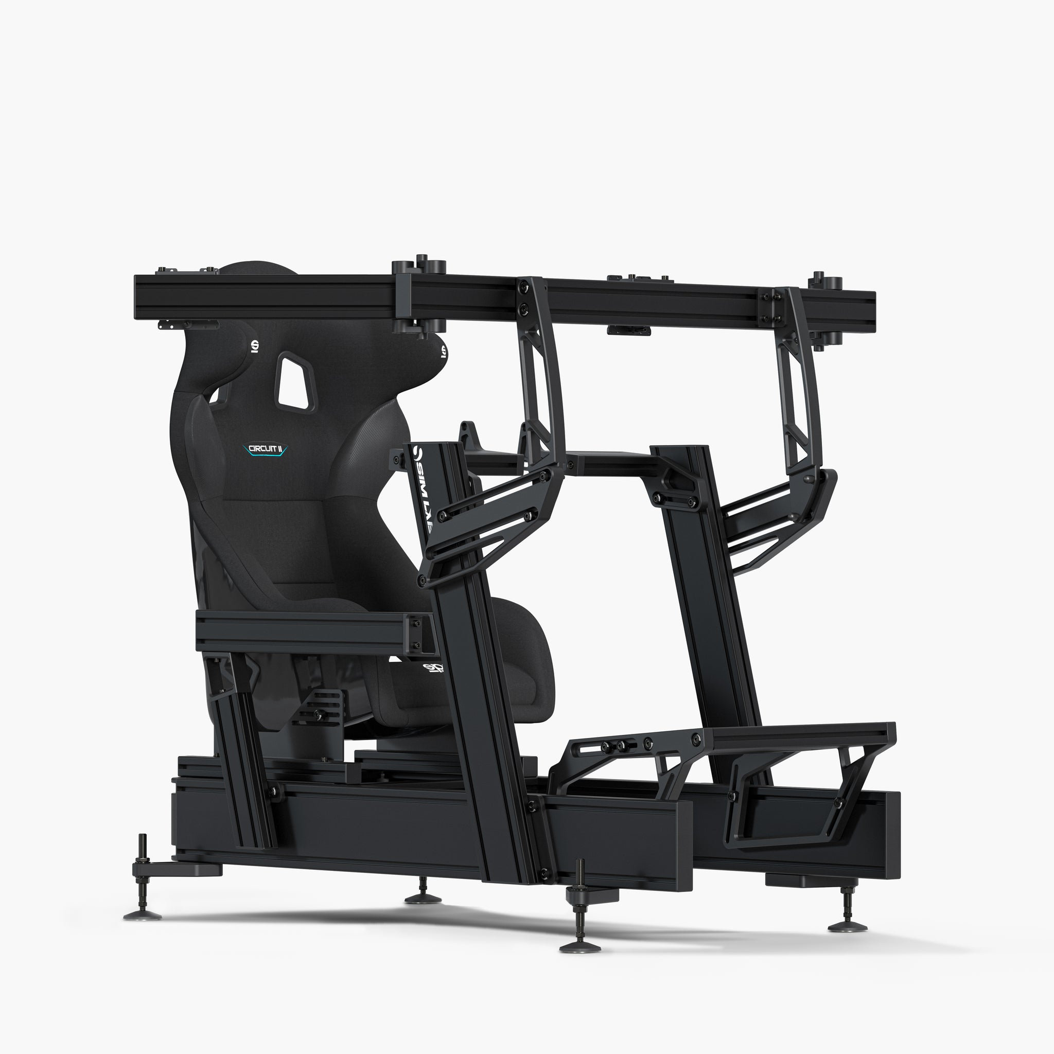 P1X Pro with Fanatec DD mount, Sparco Circuit II seat and Vario Triple Monitor Mount