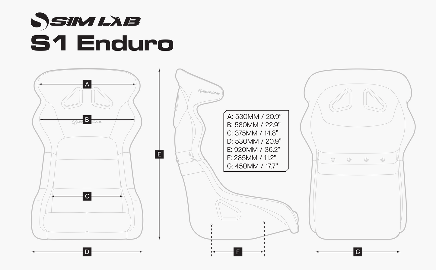 S1 Enduro GT Seat