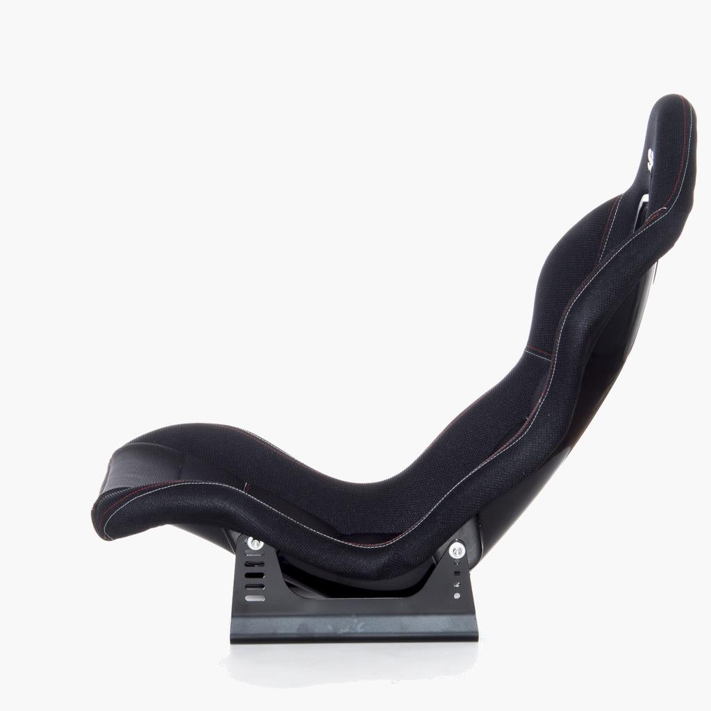 Side view of the SF1 formula sim racing seat.