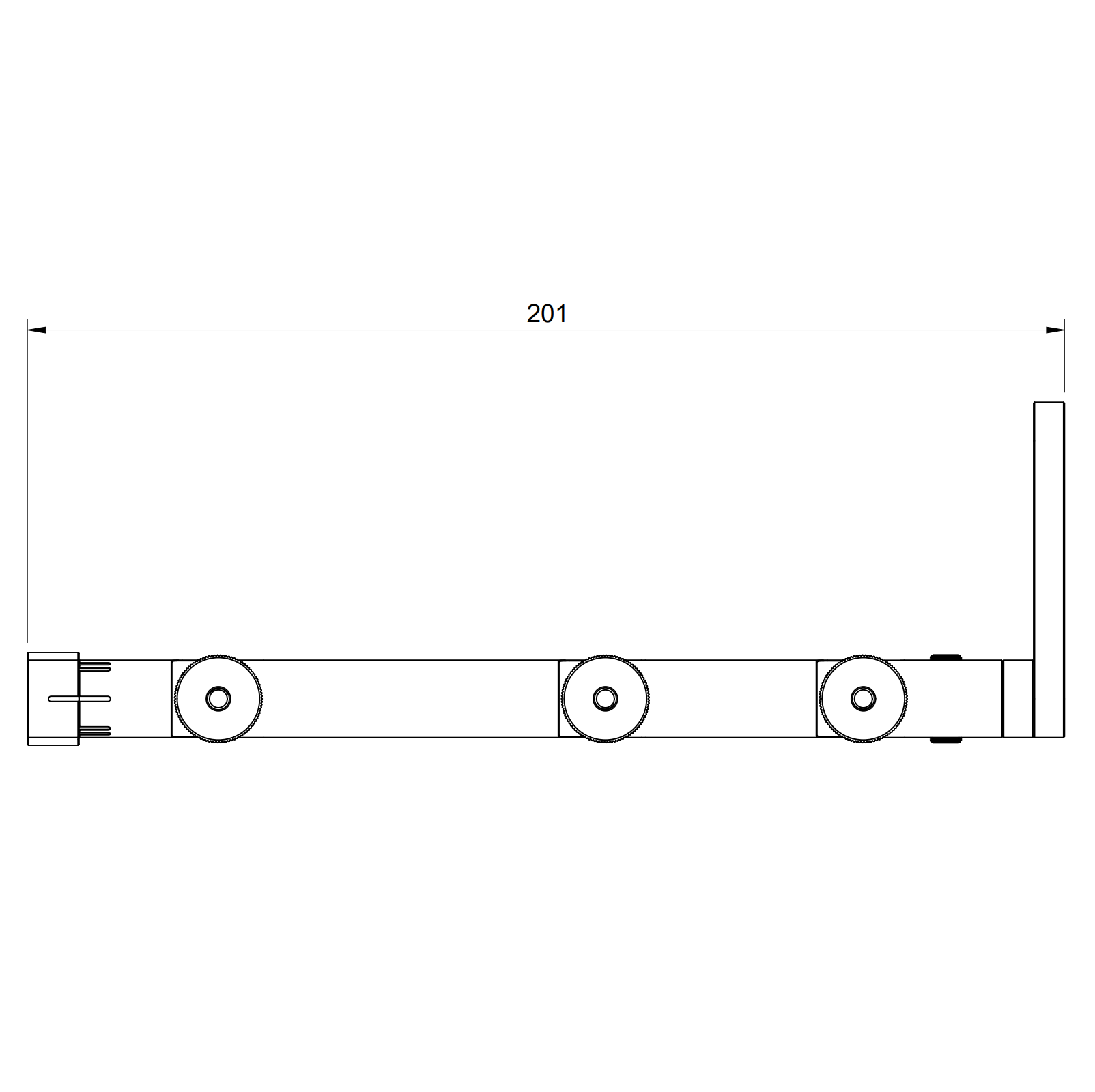 GRID DDUMount Drawing Side