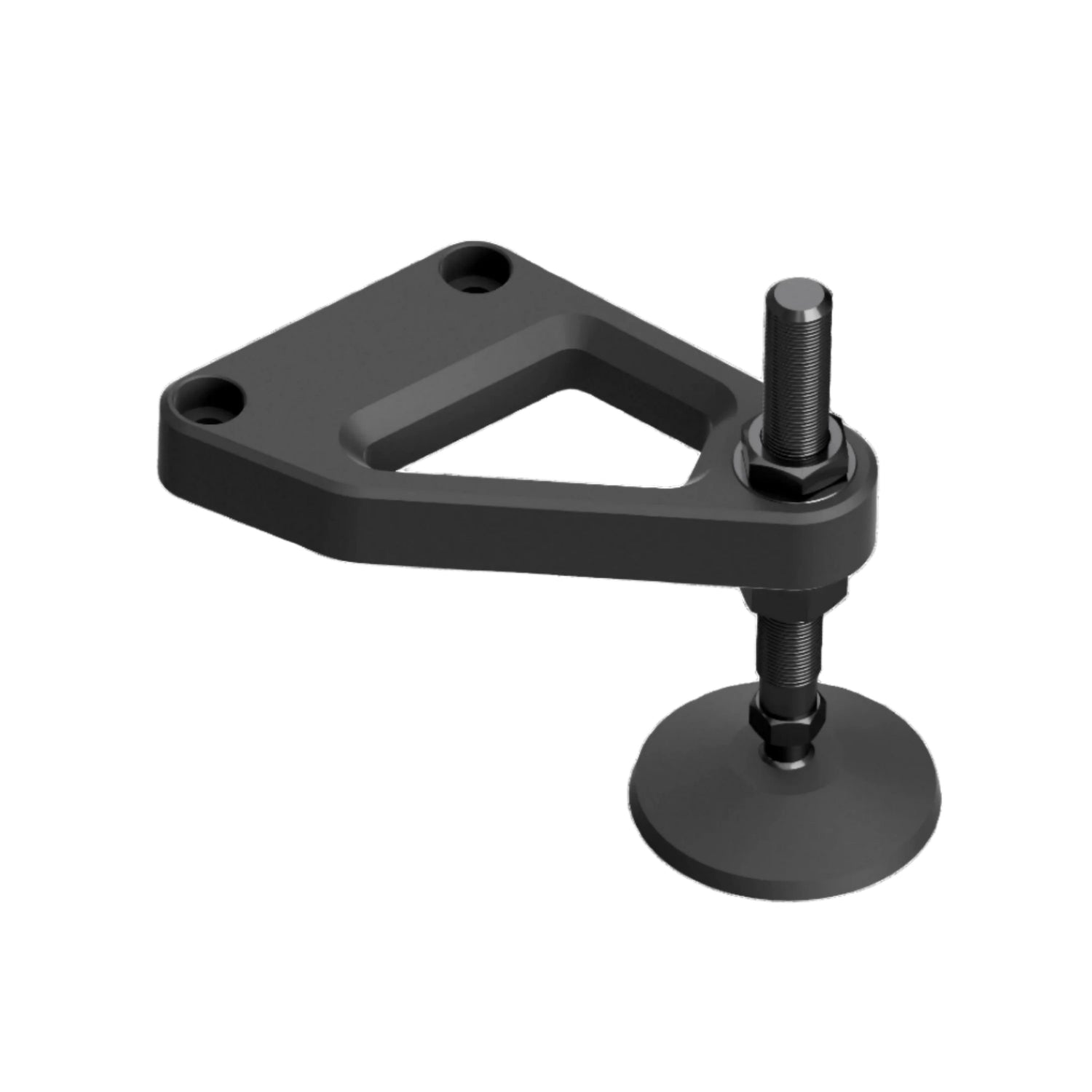 Adjustable Sim Feet for enhanced stability in sim racing cockpits and monitor stands.