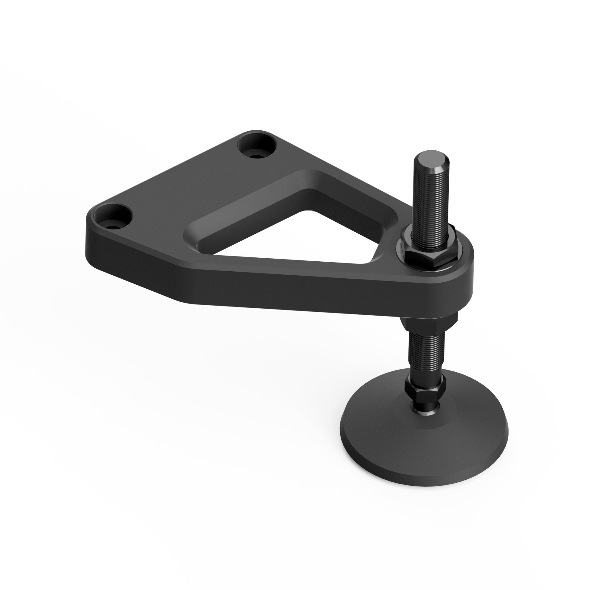 Adjustable Sim Feet for enhanced stability in sim racing cockpits and monitor stands.