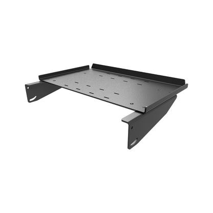 Universal sim shelf for the sim racing cockpit