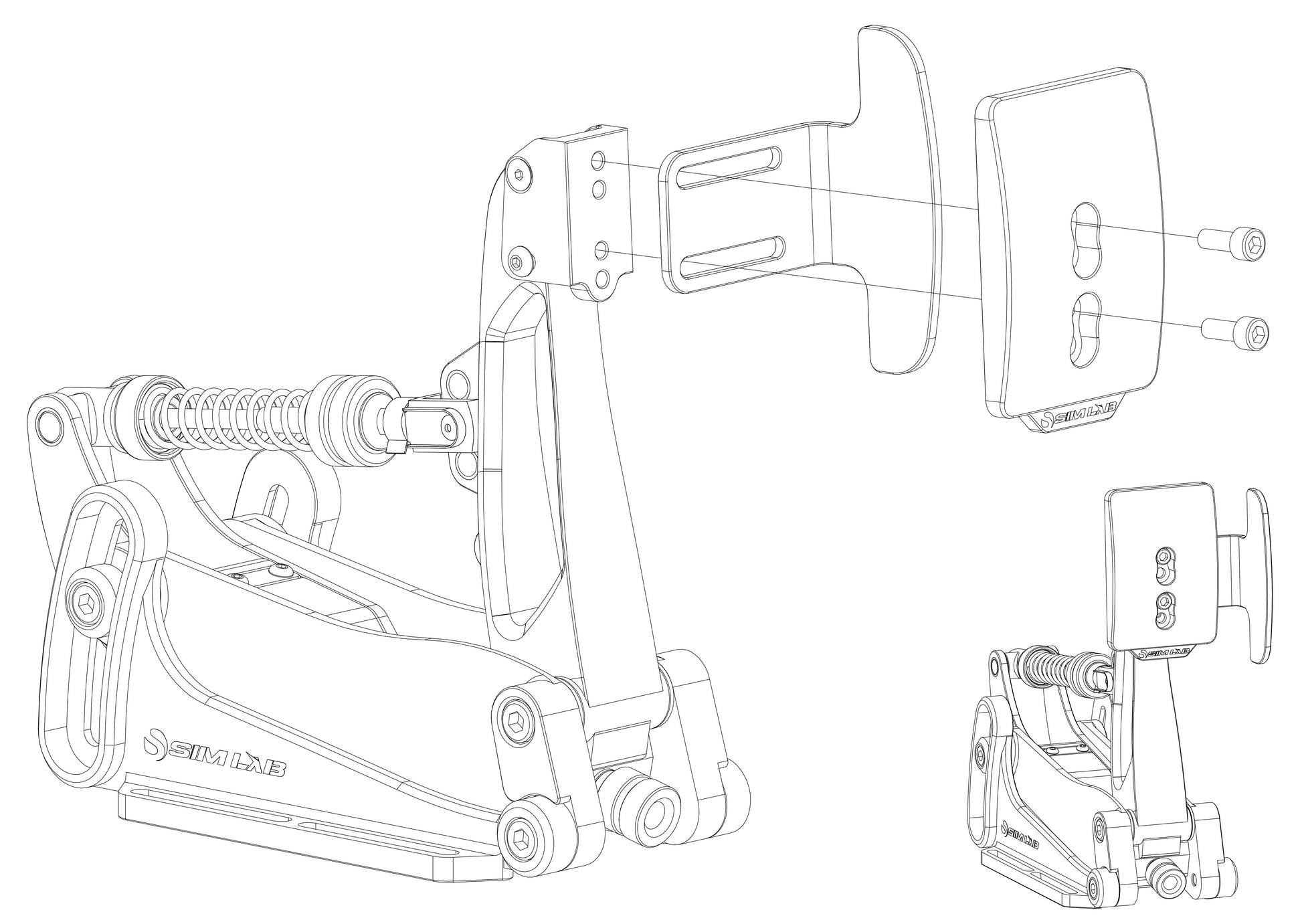 Diagram of XP1 Foot Support Installation