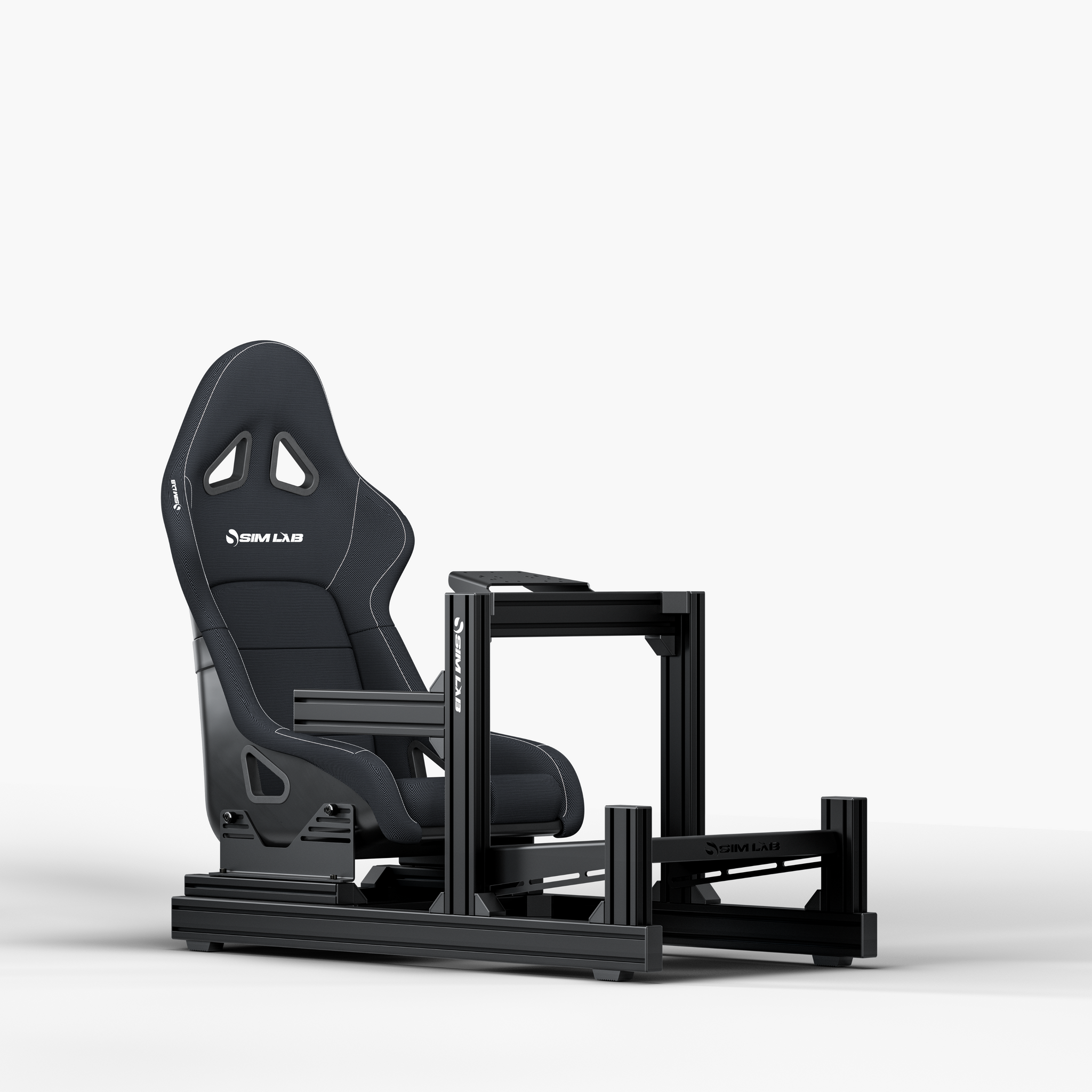 GT1 Evo Sim Racing Cockpit with S1 Sport Black seat