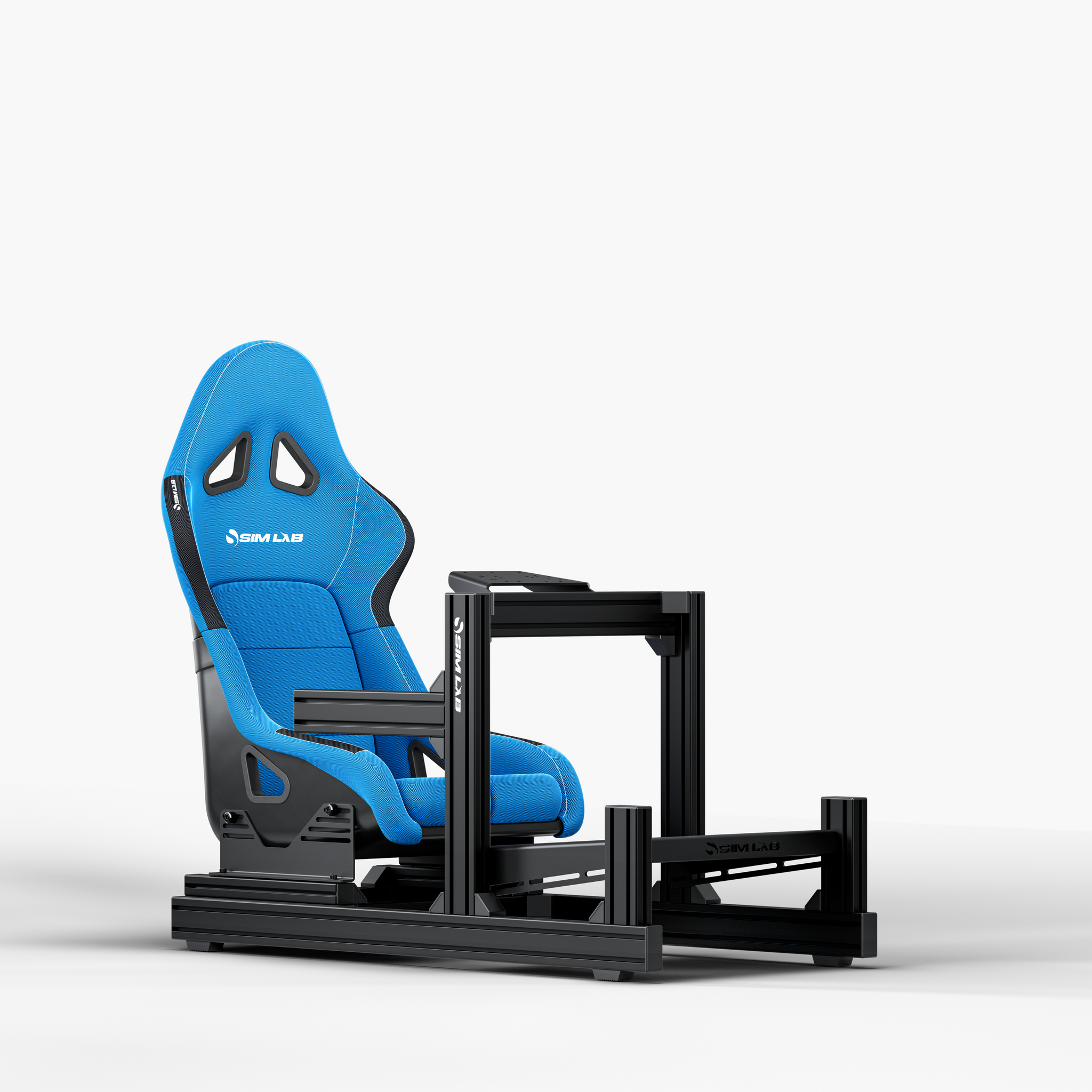 GT1 Evo Sim Racing Cockpit with S1 Sport Blue seat