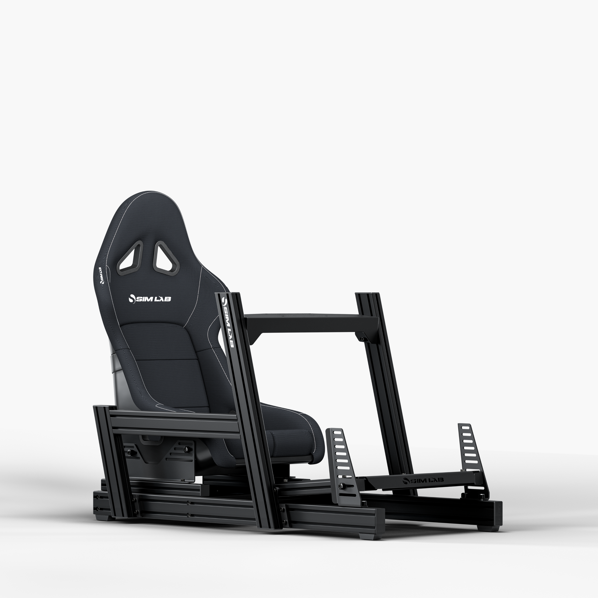GT1 Pro Sim Racing Cockpit with S1 Sport Black seat