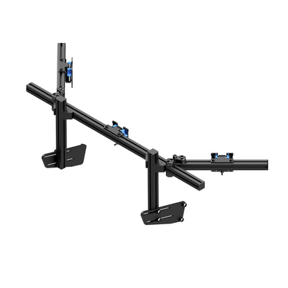 The GT1 integrated triple monitor mount.