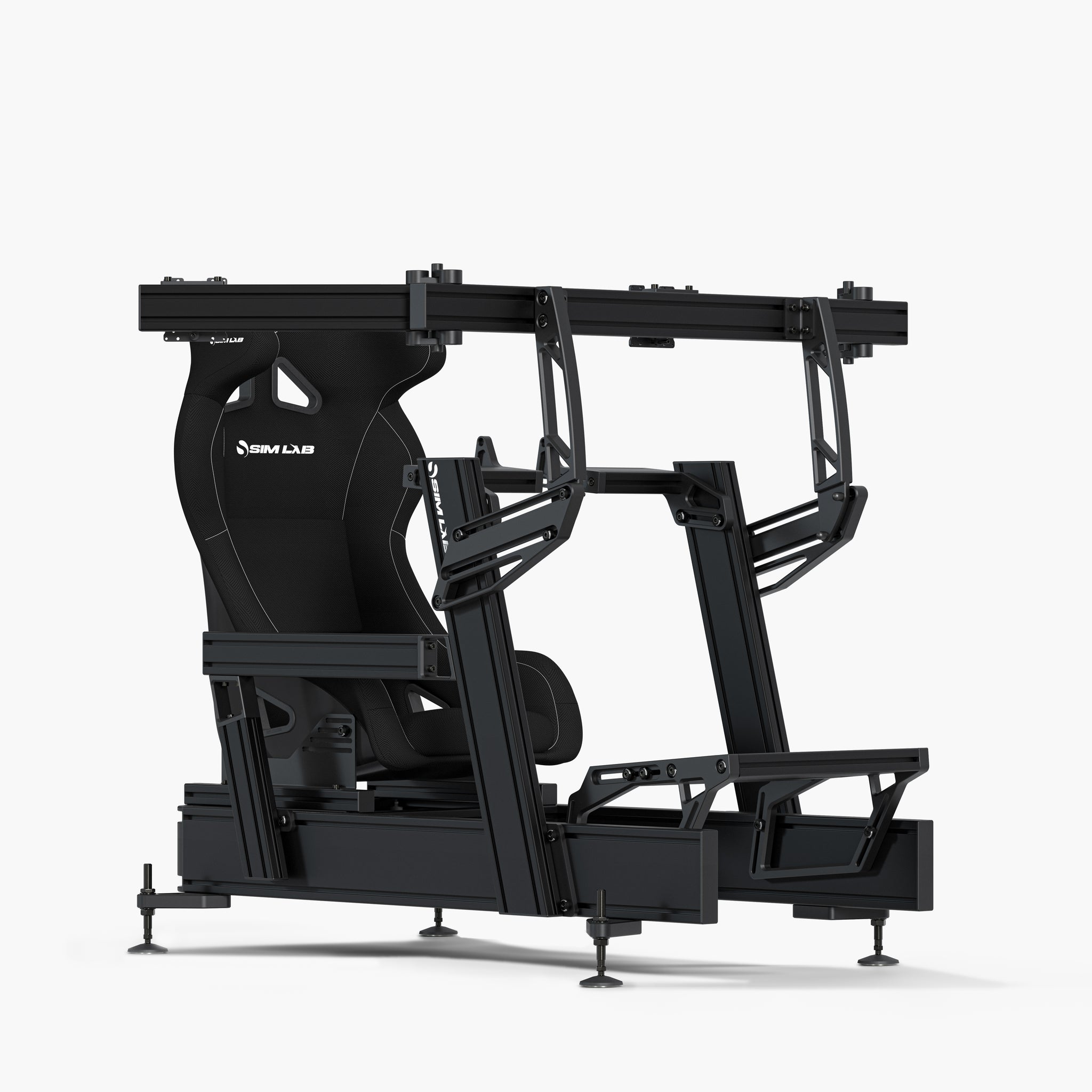 P1X Pro with Fanatec DD mount, SPEED1 Black and Vario Triple Monitor Mount