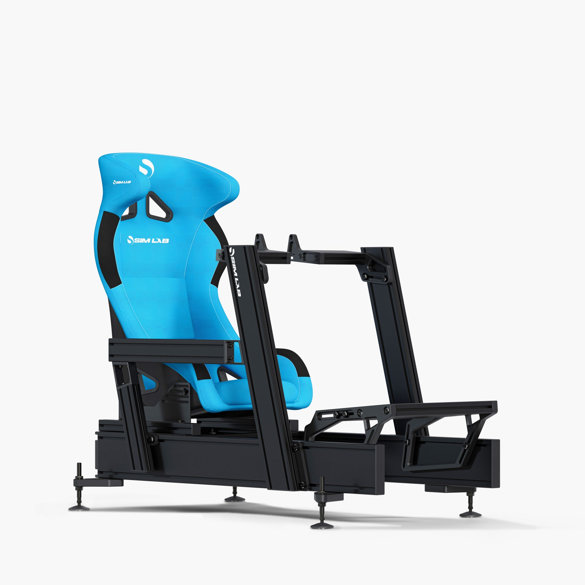 P1X Pro with Fanatec DD mount and SPEED1 Blue seat