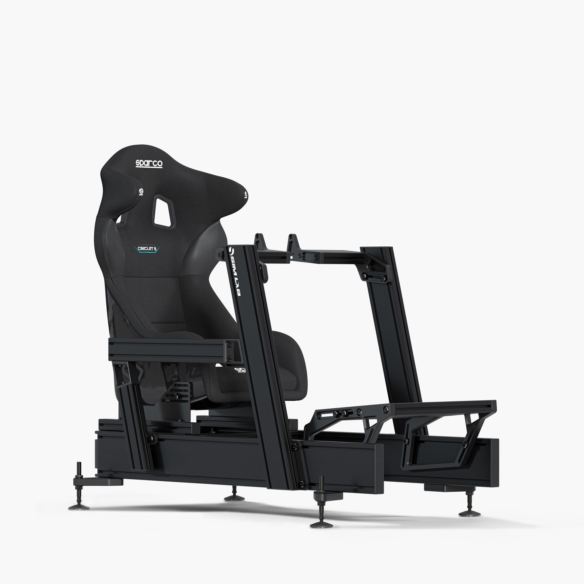 P1X Pro with Fanatec DD mount and Sparco Circuit II seat