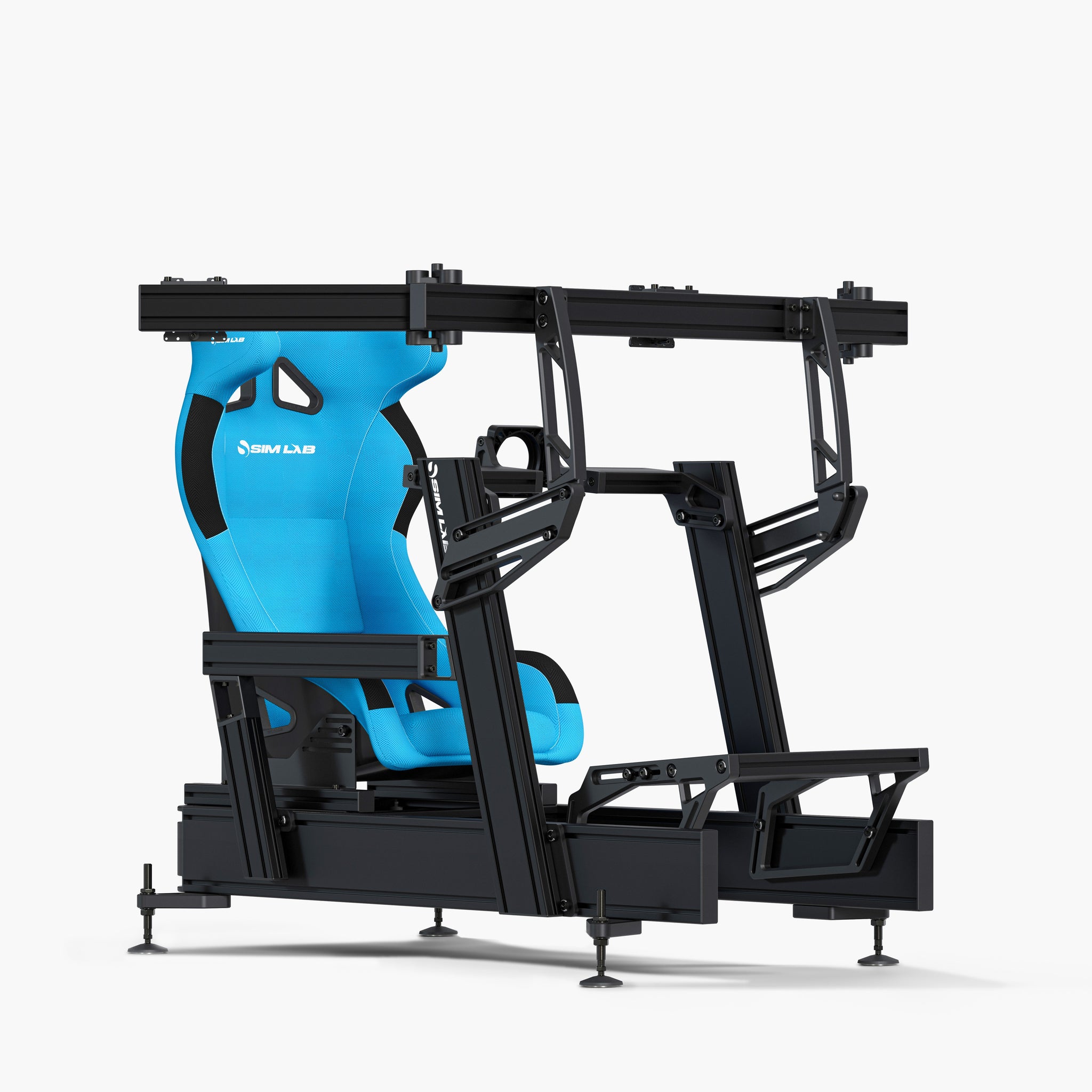 P1X Pro with Front Mount, SPEED1 Blue seat and Triple Vario Monitor Mount