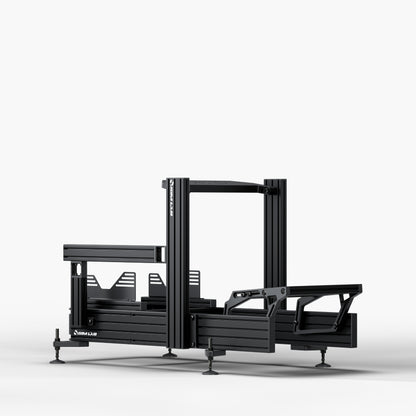 P1X Ultimate sim racing cockpit with wheeldeck