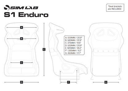 S1 Enduro GT Sitz
