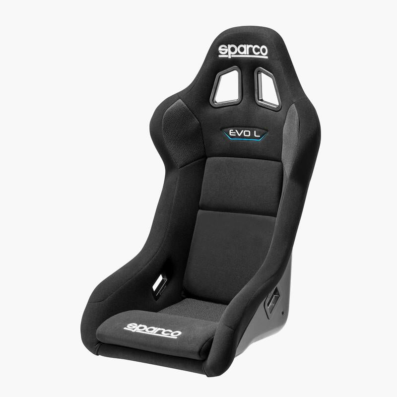 Sparco Evo L QRT sim racing seat. 