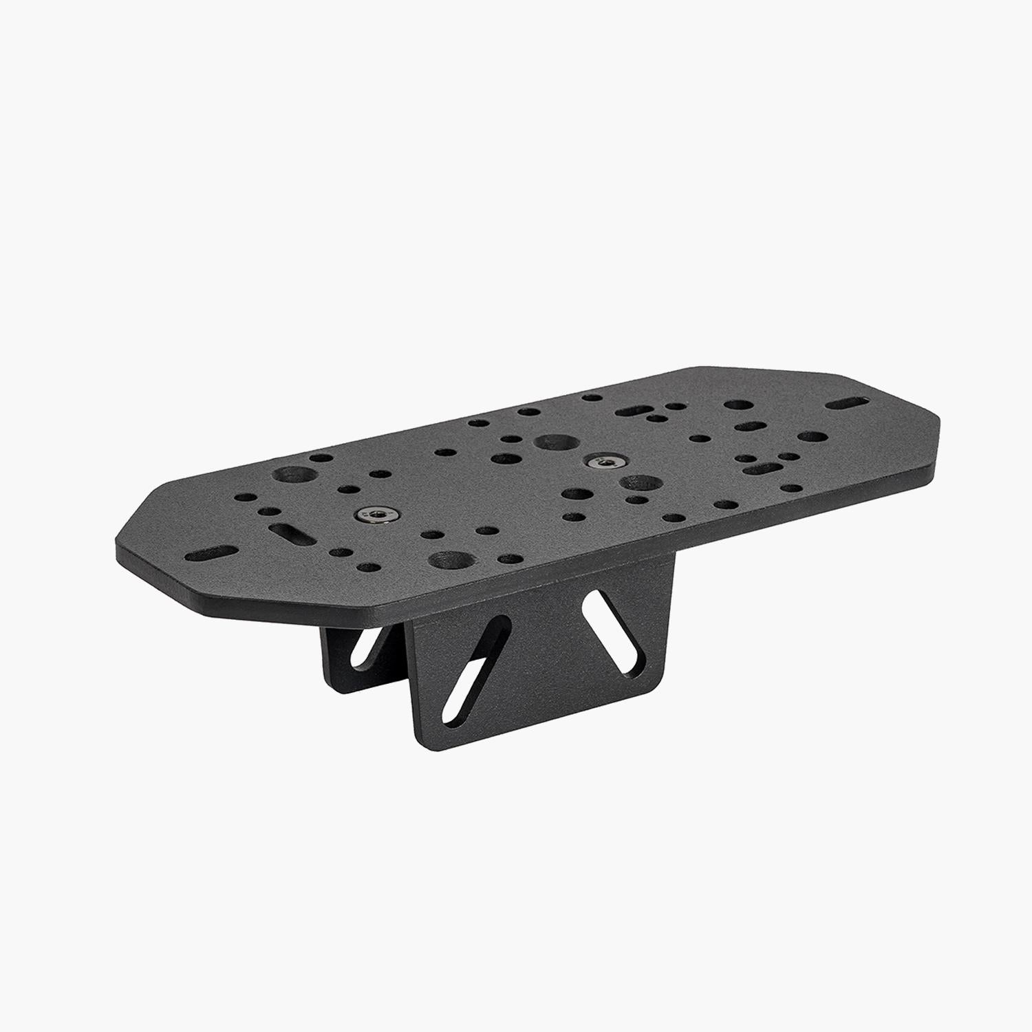 Profile-compatible plate for handbrake and shifter installation.