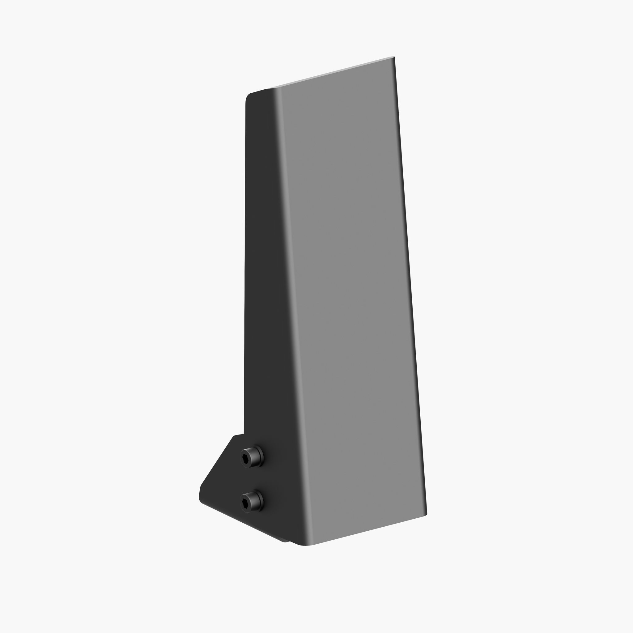 Sim foot rest for foot support, mounts to profiles or baseplates next to pedals.