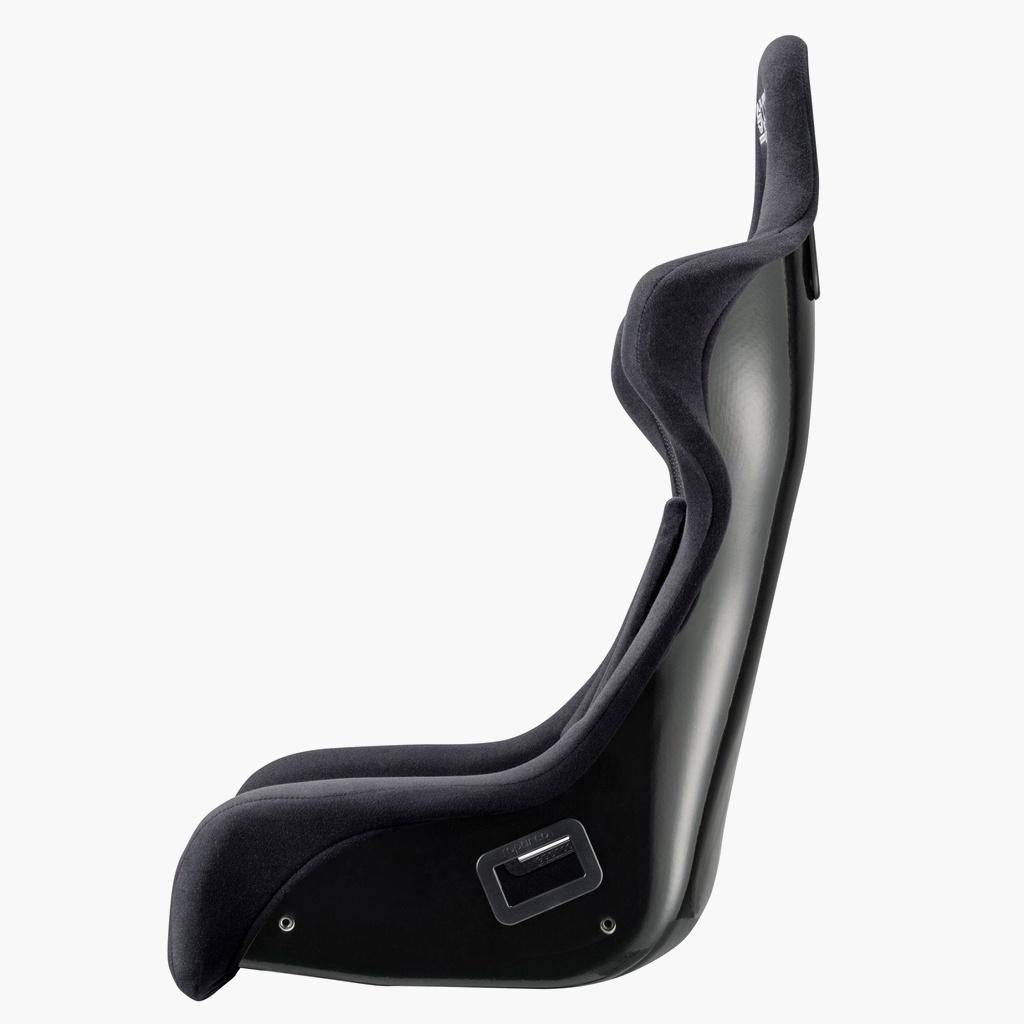 Side view of the Sparco Grid Q sim racing seat. 