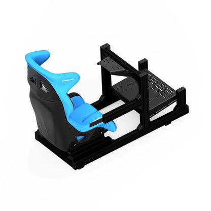 GT1 EVO Sim Racing Cockpit with Blue Speed1 Seat