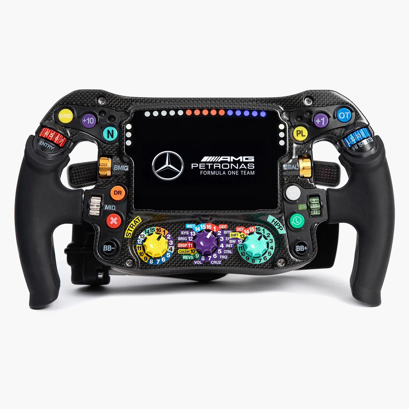 Mercedes-AMG PETRONAS Formula One Team Sim Racing Steering Wheel (2024 ...