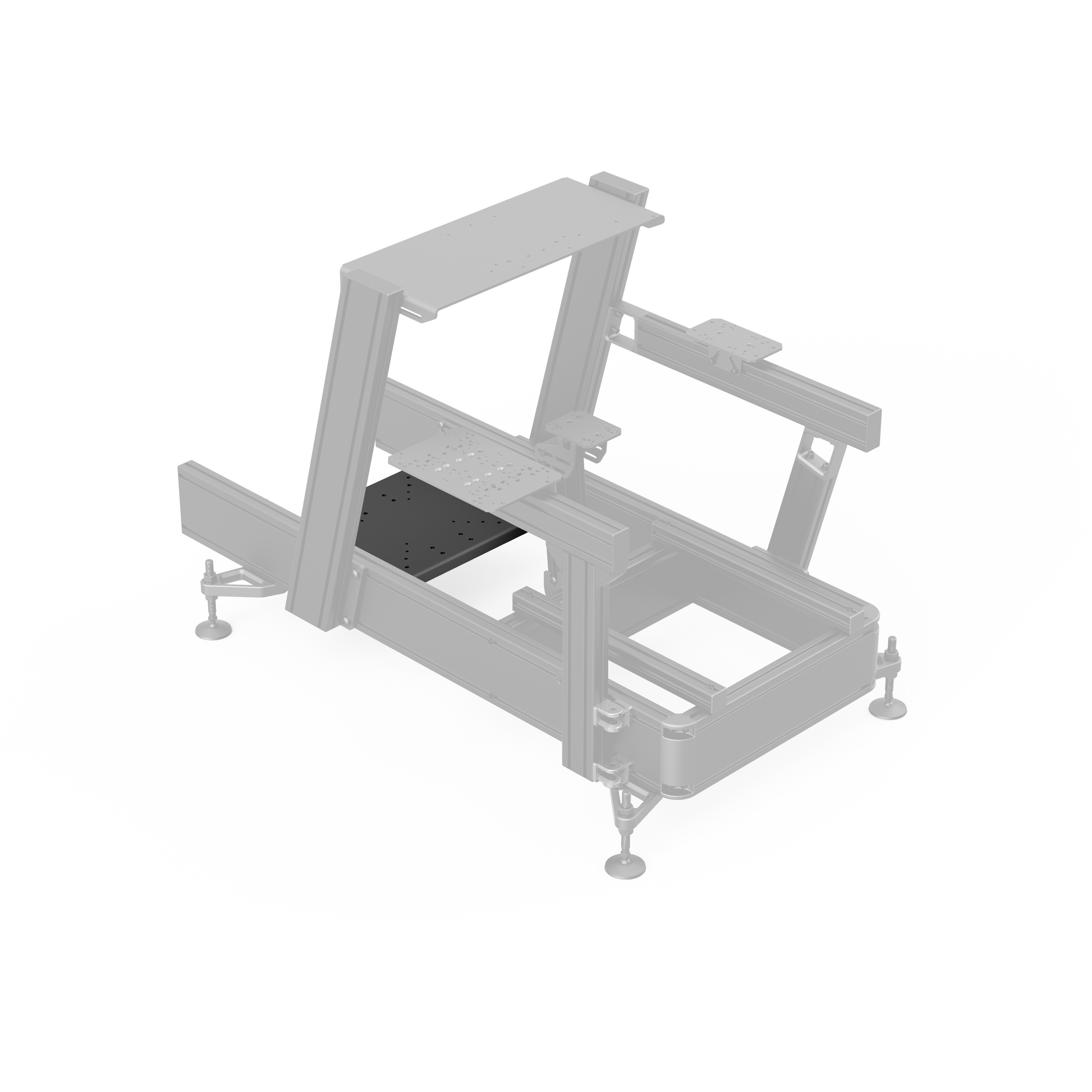 Rudder Tray for the P1X Pro Flight sim setup