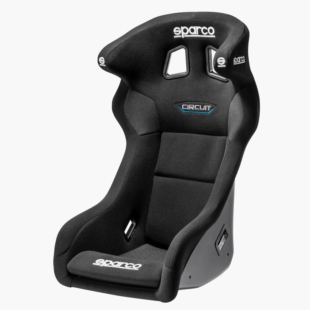 Side of the Sparco Circuit II bucket seat.