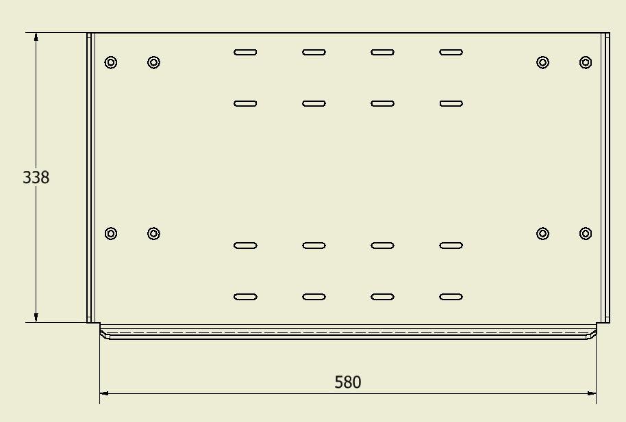 Universal Sim Shelf Dimensions 