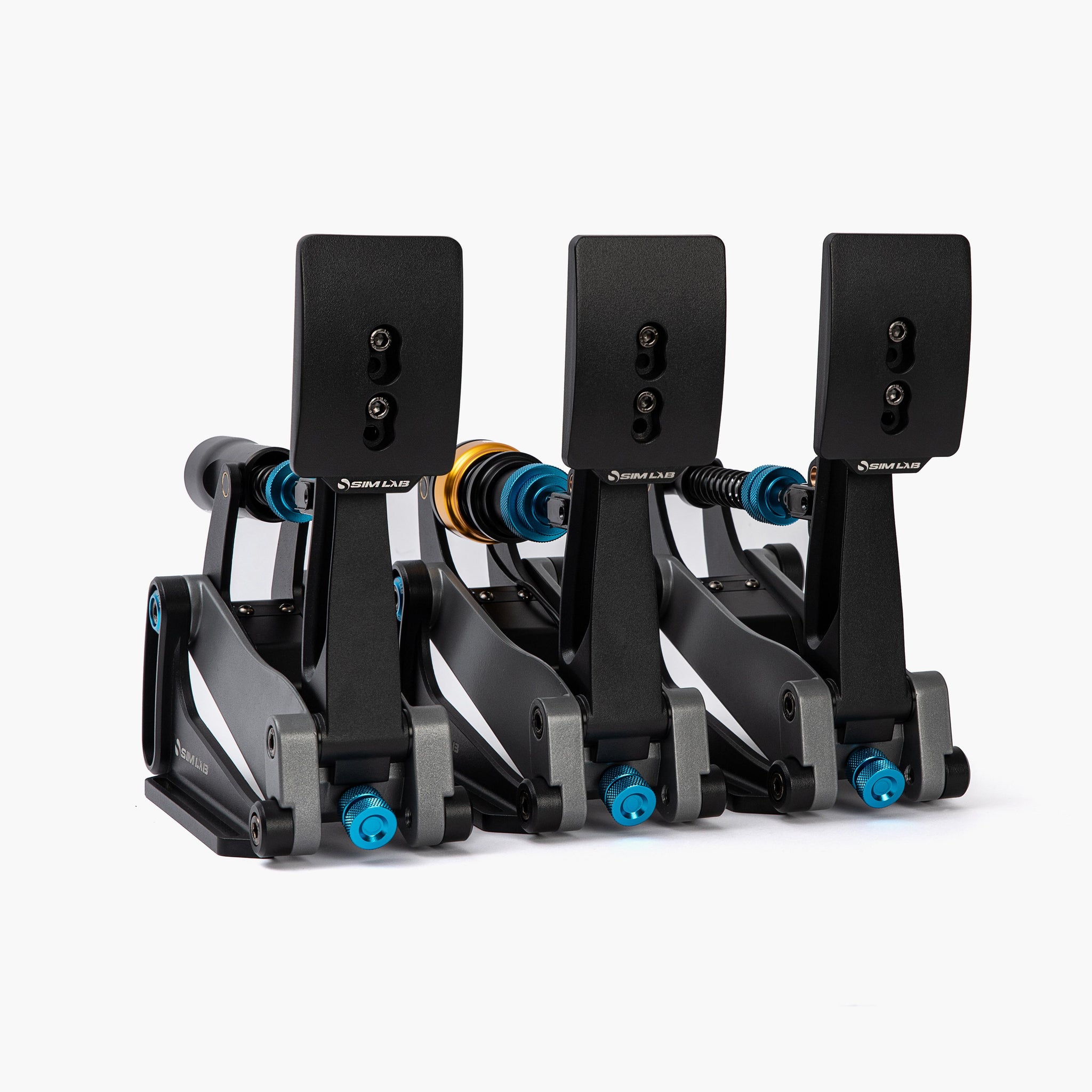 XP1 pedalset, with throttle, brake and clutch.