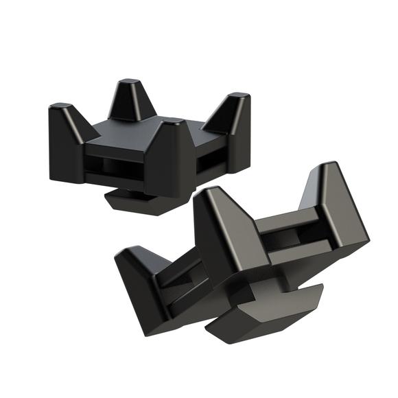 Cross cable binder clips 