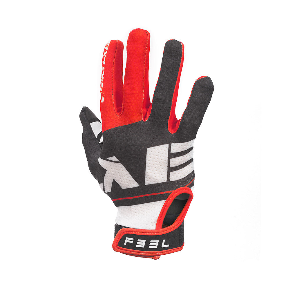 Ergonomic Sim Racing Gloves featuring the Sim-Lab logo.