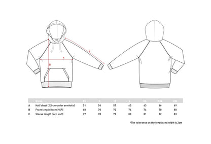 Sim-Lab Hoodie Sizes